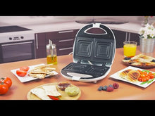 Load and play video in Gallery viewer, Sogo Sandwich Maker with Square Plates