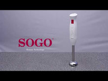 Load and play video in Gallery viewer, Hand Blender Stainless Steel 400W Sogo