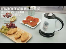 Load and play video in Gallery viewer, Cordless Water Kettle 1Ltr SOGO