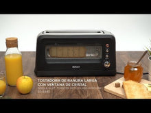 Load and play video in Gallery viewer, Long Slot Toaster with window 900W SOGO