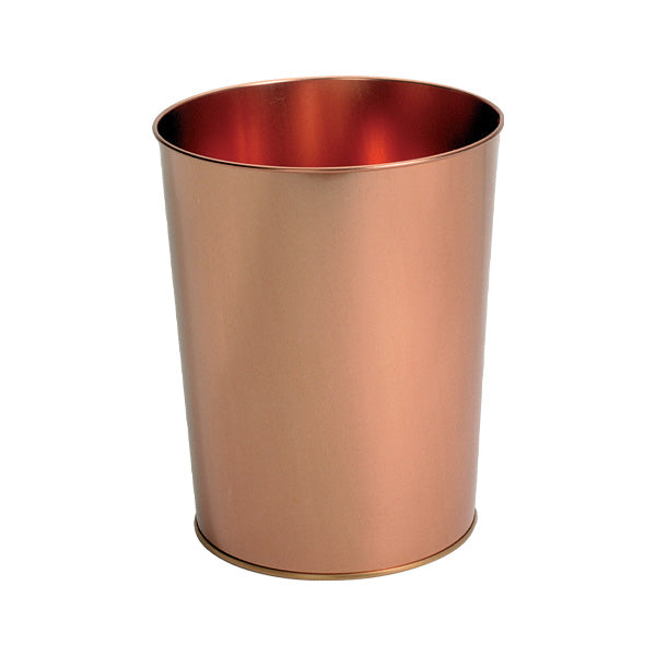 Waste Bin 10 inch Copper Effect
