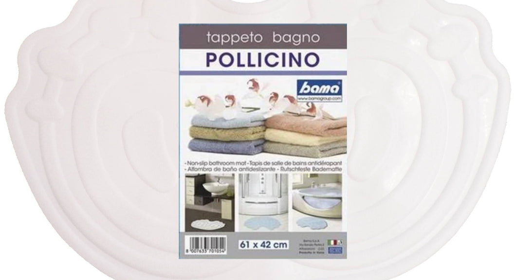 Bathroom Mat Pullicino White