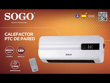 Load and play video in Gallery viewer, Sogo PTC Wall Heater 2000W
