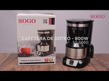 Load and play video in Gallery viewer, Sogo Coffee Maker with Thermos Jar 1Ltr 800W
