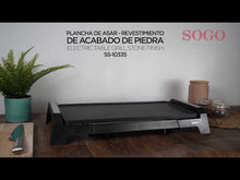 Load and play video in Gallery viewer, Griddle Barbecue 10 x 20cm Sogo
