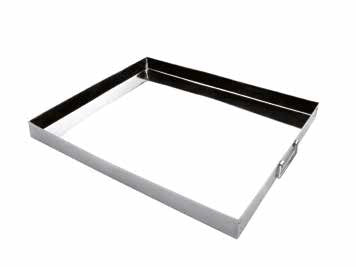 Oven Tray Stainless Steel 45 x 35 x 3.5cm