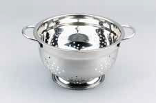 Colander with Stand Stainless Steel Prisma 24cm