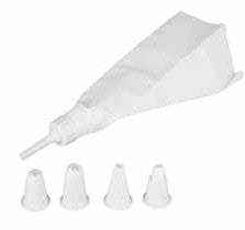 Icing Bag Plastic with 5 nozzsles