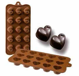 Silicone Chocolate Pan Hearts