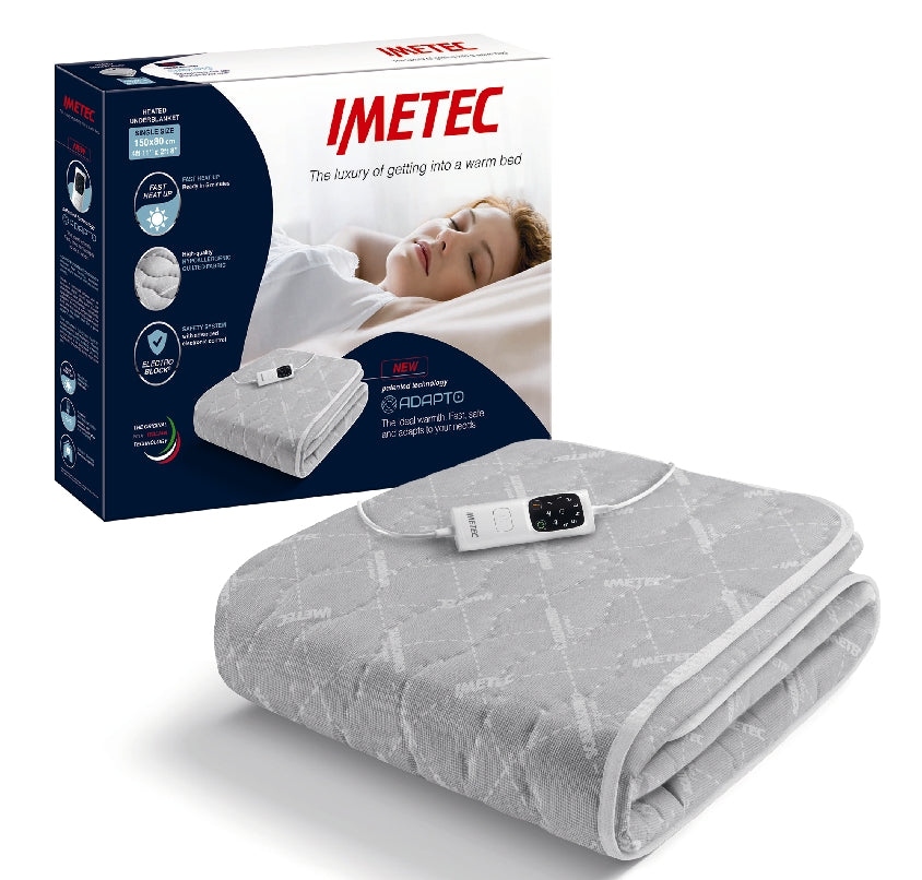 Electric Underblanket Adapto, Single, 6T Polyester 150x80 cms
